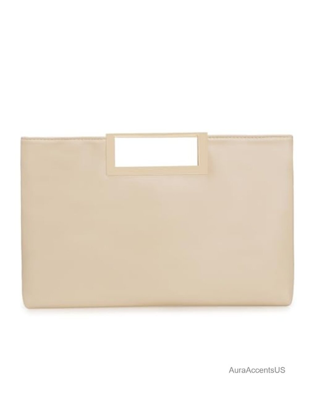 Vegan Leather Convertible Clutch Purse with Chain Strap